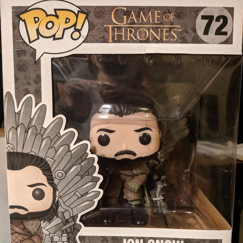 Brand New Game of Thrones Jon on Iron Throne